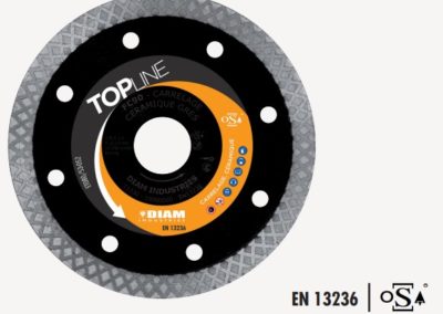 DISQUE DIAMANT GRES CERAME ULTRA FIN MASTER UF DIAM 125 HD 10 MM