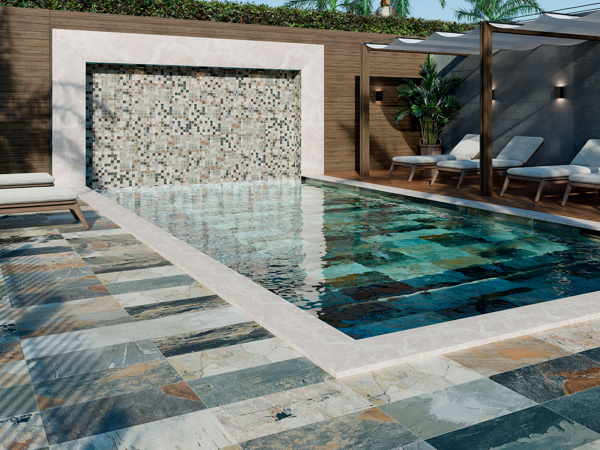 Carrelage piscine à Andernos-les-Bains