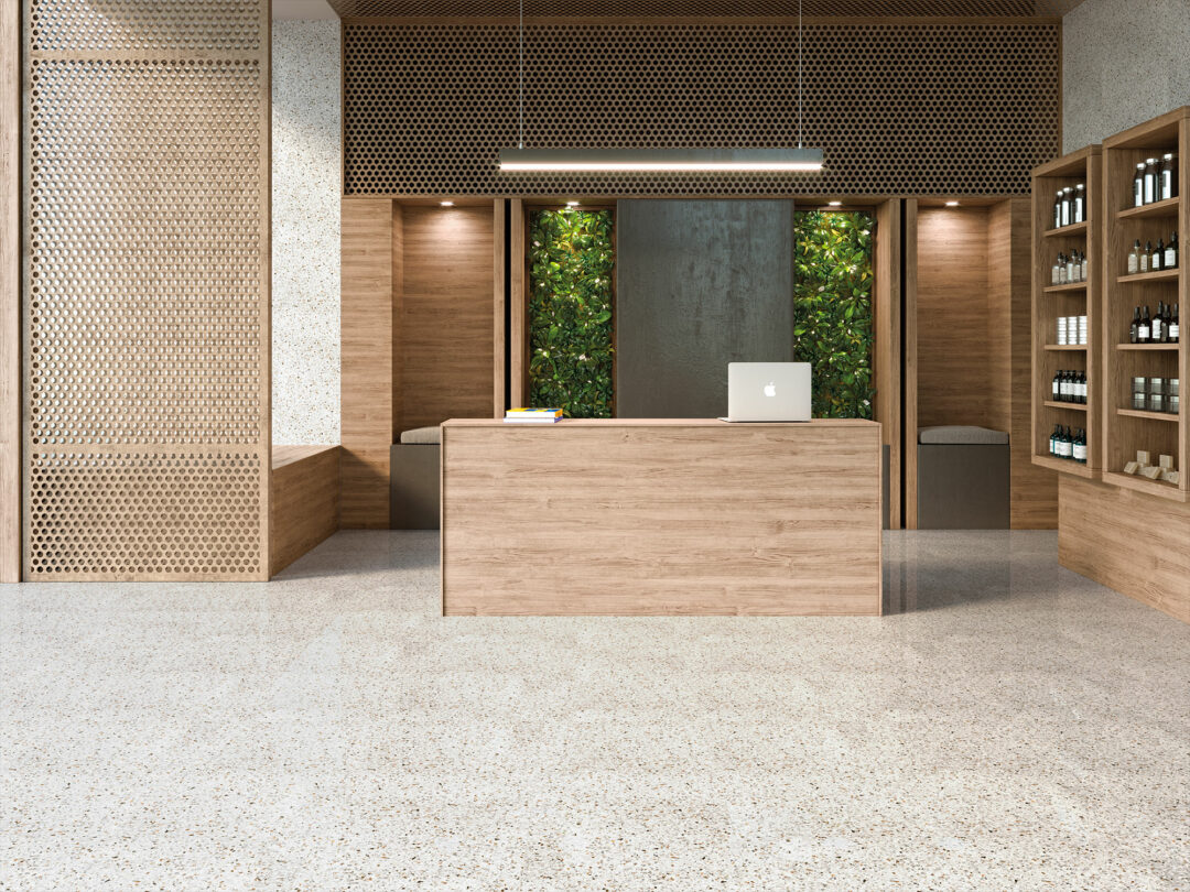 Carrelage effet Terrazzo grand format Série SIENA NW